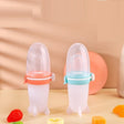 Solid Silicone Squeeze Feeding Milk Bottle - Weriion