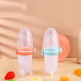 Solid Silicone Squeeze Feeding Milk Bottle - Weriion