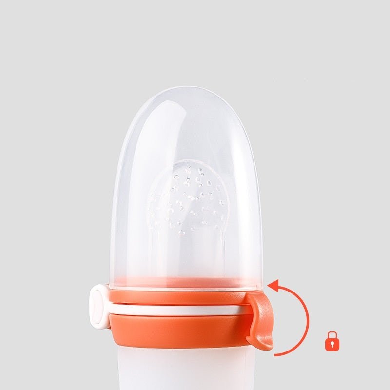 Solid Silicone Squeeze Feeding Milk Bottle - Weriion