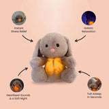 Soothing Breathing Rabbit Plush Toy - Weriion