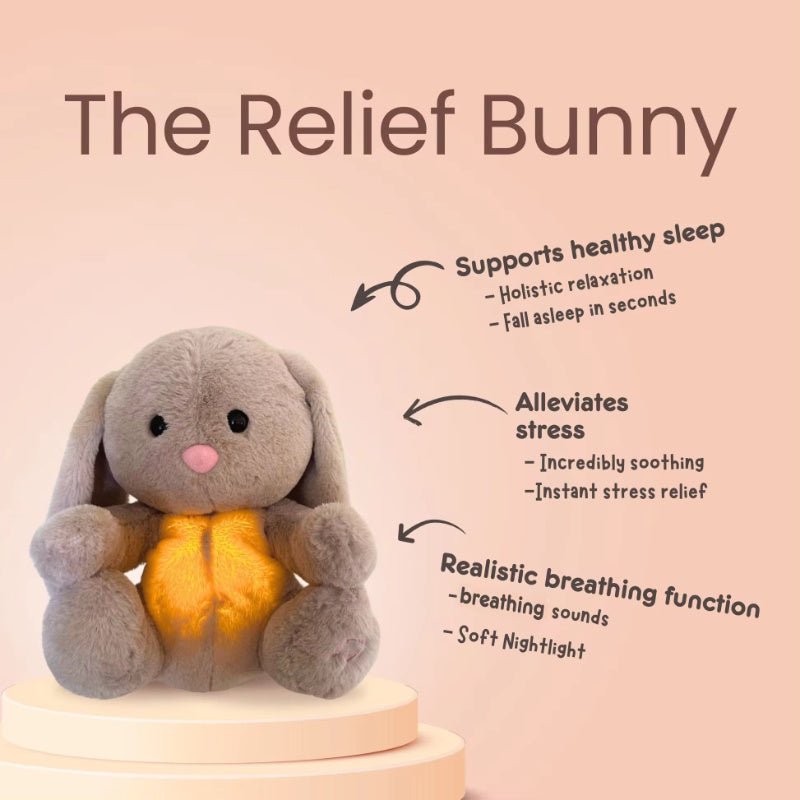 Soothing Breathing Rabbit Plush Toy - Weriion