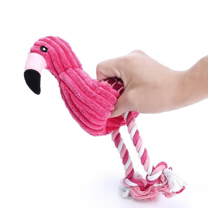 Squeaky Bite Resistant Dog Plush Chew Toy - Weriion