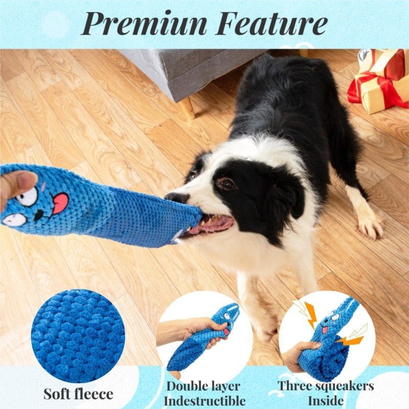 Squeaky Interactive Dog Puppy Bite - Resistant Soft Comfortable Dog Toy - Weriion