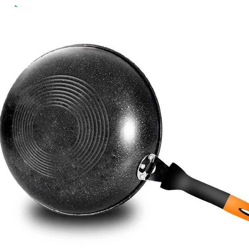 Stainless Steel Home Cooking Frying Pan With Cover - Weriion