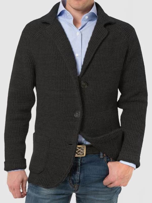 Stand Collar Cardigan Casual Knitted Sweaters - Weriion