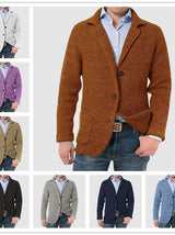 Stand Collar Cardigan Casual Knitted Sweaters - Weriion