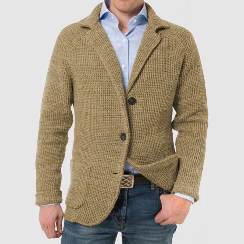 Stand Collar Cardigan Casual Knitted Sweaters - Weriion