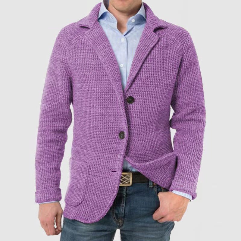 Stand Collar Cardigan Casual Knitted Sweaters - Weriion