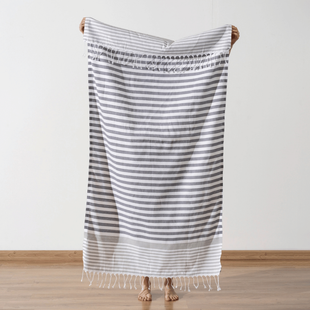 Turkish Cotton Towel With Stripes