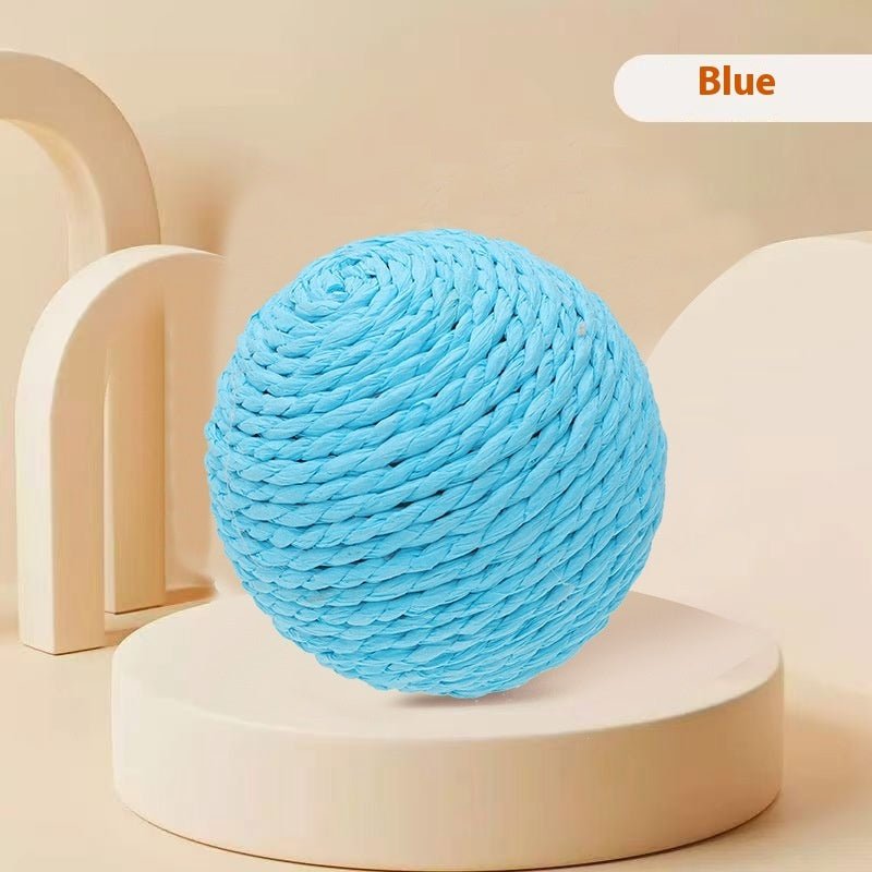 String Sisal Ball Self - Help Relieving Stuffy Funny Cat Toy - Weriion