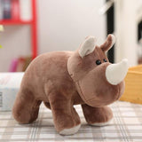 Stuffed Animal Soft Rhino Plush Toy - Weriion