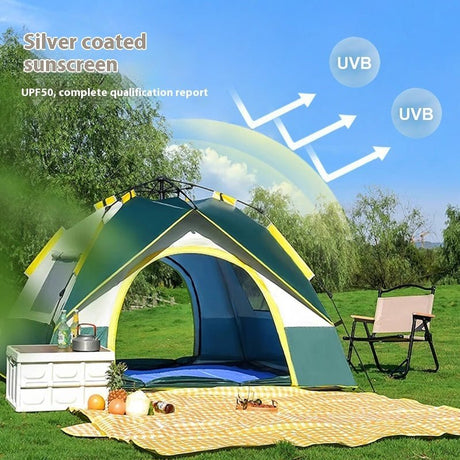 Sturdy Dark Green Outdoor Camping Tents - Weriion