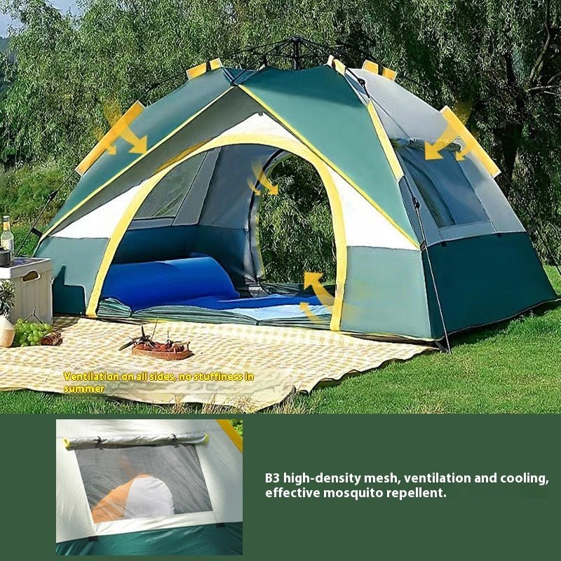 Sturdy Dark Green Outdoor Camping Tents - Weriion