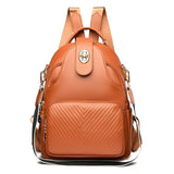 Stylish Multifunctional Women's Backpack With Shoulder Strap - Weriion