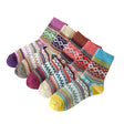 Thick Knitted Winter Wool Socks With Medium Tube - Weriion