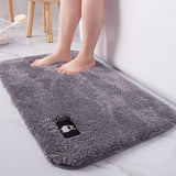 Thick Soft Comfortable Carpet Water Absorbing Bathroom Toilet Rugs Mats - Weriion