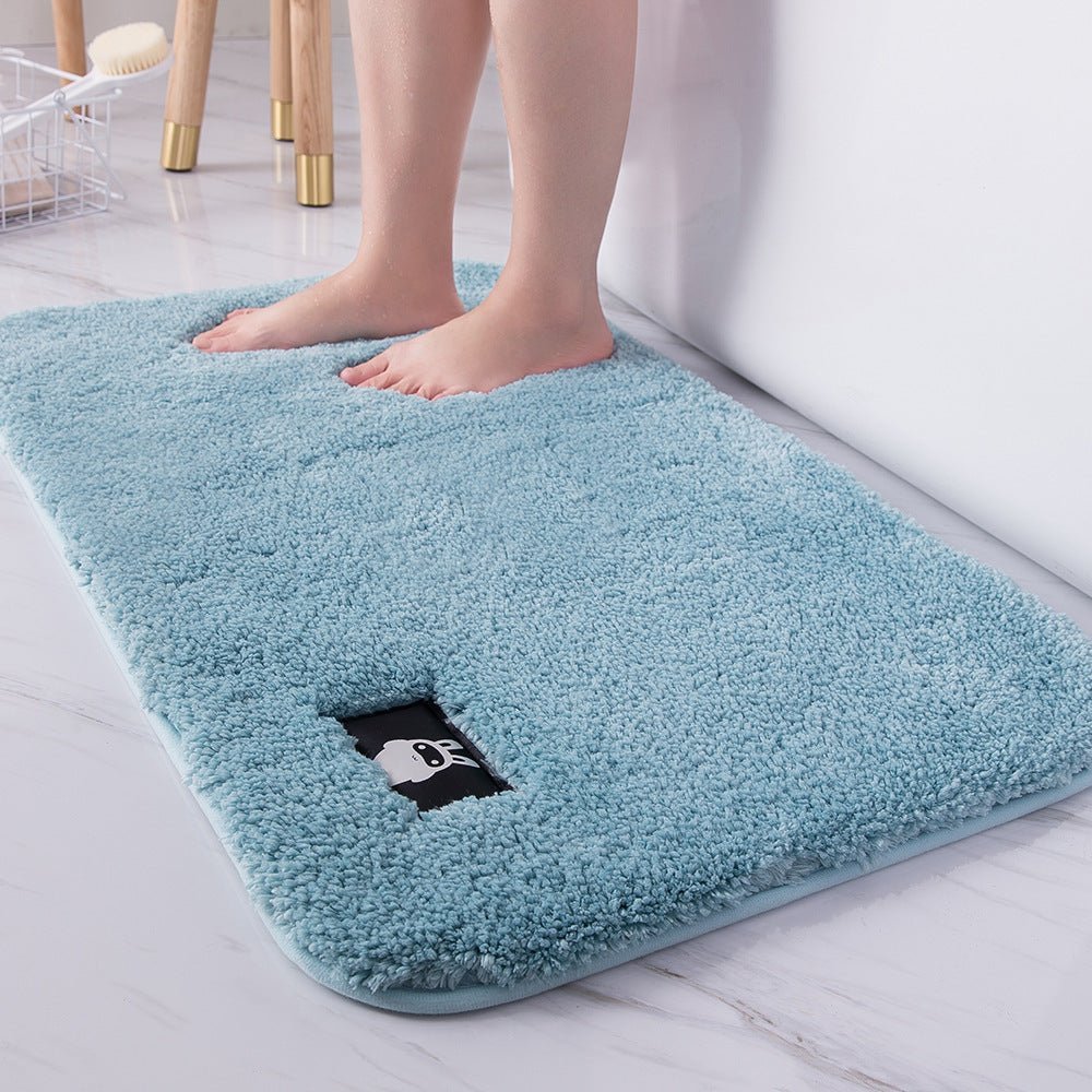 Thick Soft Comfortable Carpet Water Absorbing Bathroom Toilet Rugs Mats - Weriion