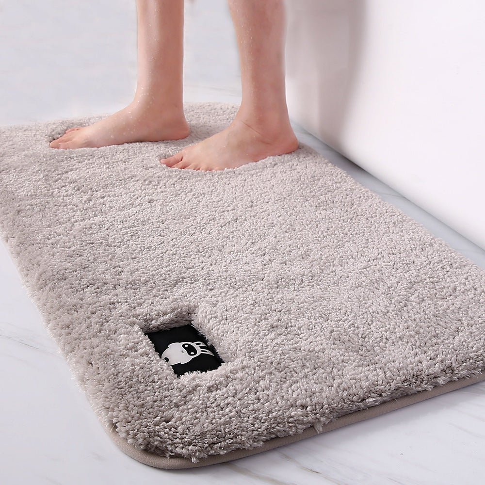 Thick Soft Comfortable Carpet Water Absorbing Bathroom Toilet Rugs Mats - Weriion