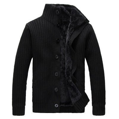 Thick Warm Cardigan Winter Turtleneck Sweater For Men - Weriion