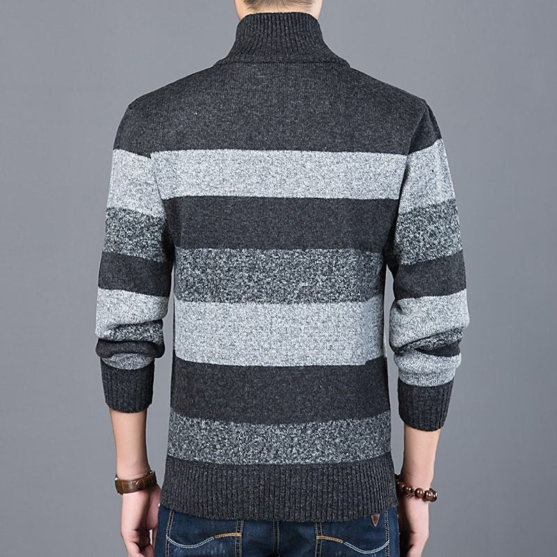 Thick Warm Knitted cardigan Sweater For Men - Weriion