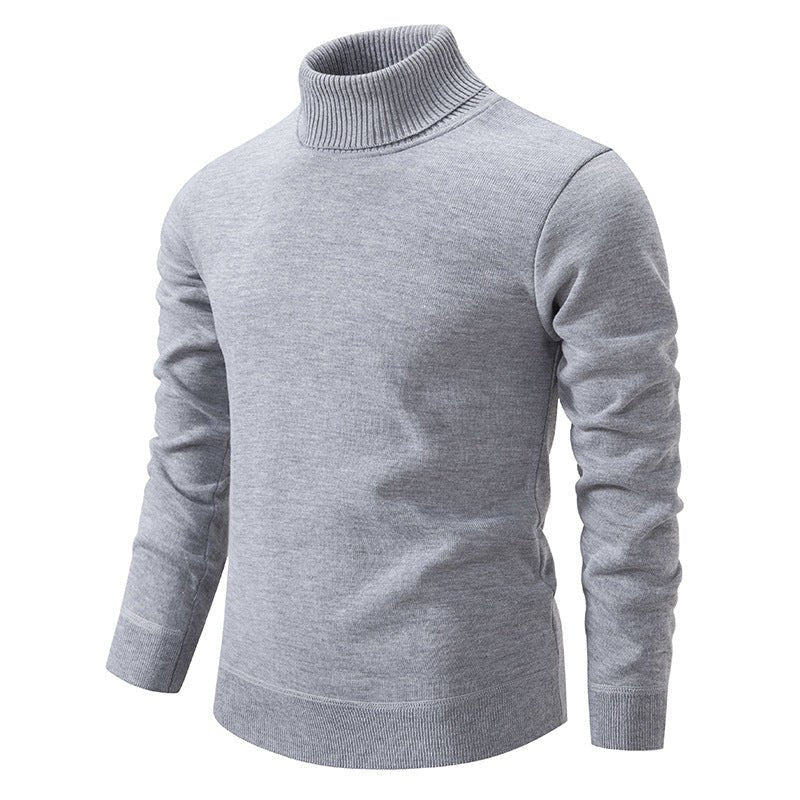 Thick Warm Knitted Turtleneck Sweater For Men - Weriion