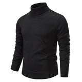 Thick Warm Knitted Turtleneck Sweater For Men - Weriion