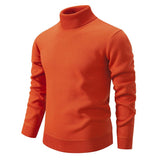 Thick Warm Knitted Turtleneck Sweater For Men - Weriion