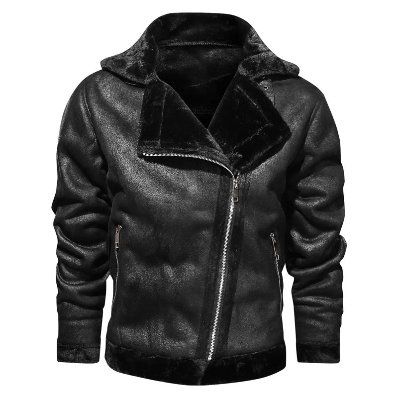 Thick Warm Men's Winter Leather Jacket - Weriion