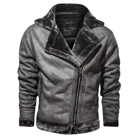 Thick Warm Men's Winter Leather Jacket - Weriion