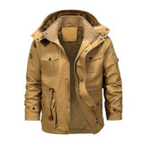 Thick Warm Stand - Up Collar Cotton Winter Autumn Men's Jacket - Weriion