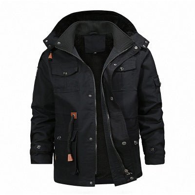 Thick Warm Stand - Up Collar Cotton Winter Autumn Men's Jacket - Weriion