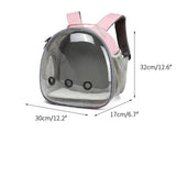 Transparent Dog Cat Pet Carrier Backpack - Weriion