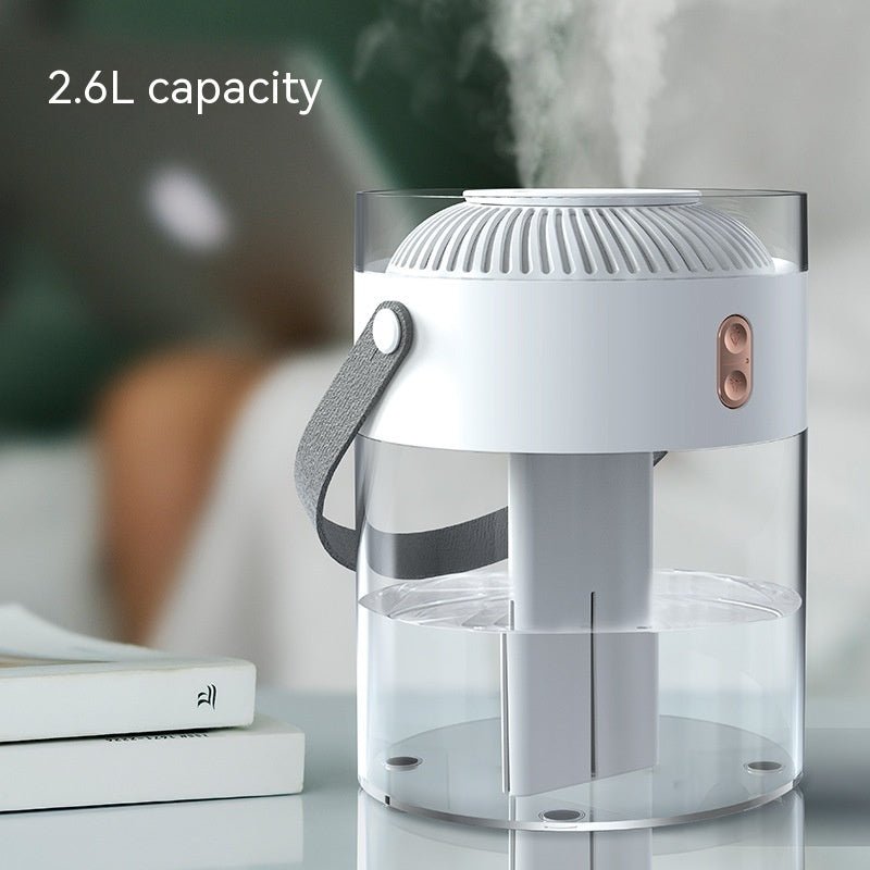 Transparent Large Capacity Double Spray Humidifier - Weriion