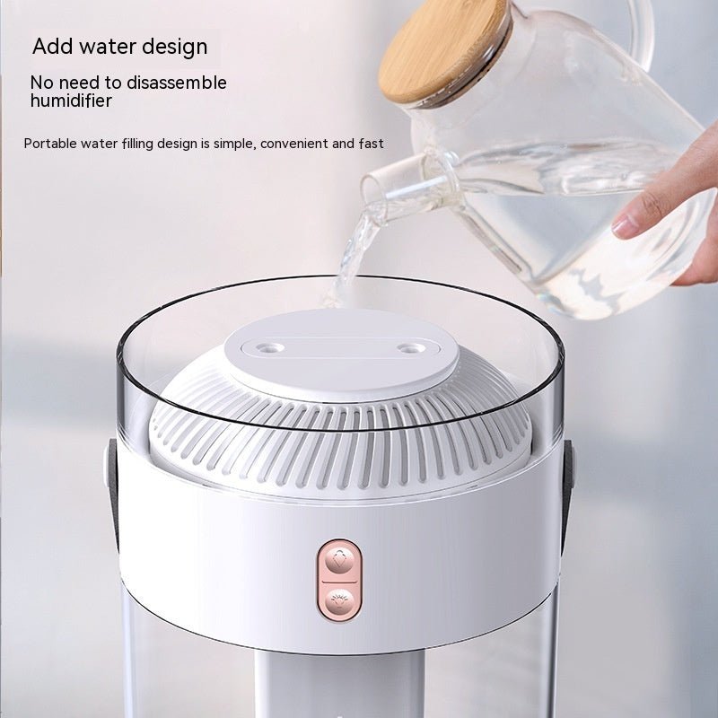 Transparent Large Capacity Double Spray Humidifier - Weriion