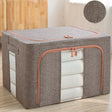 Transparent Thick Cotton & Linen Cloth Clothing Storage Bag Box - Weriion