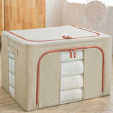 Transparent Thick Cotton & Linen Cloth Clothing Storage Bag Box - Weriion