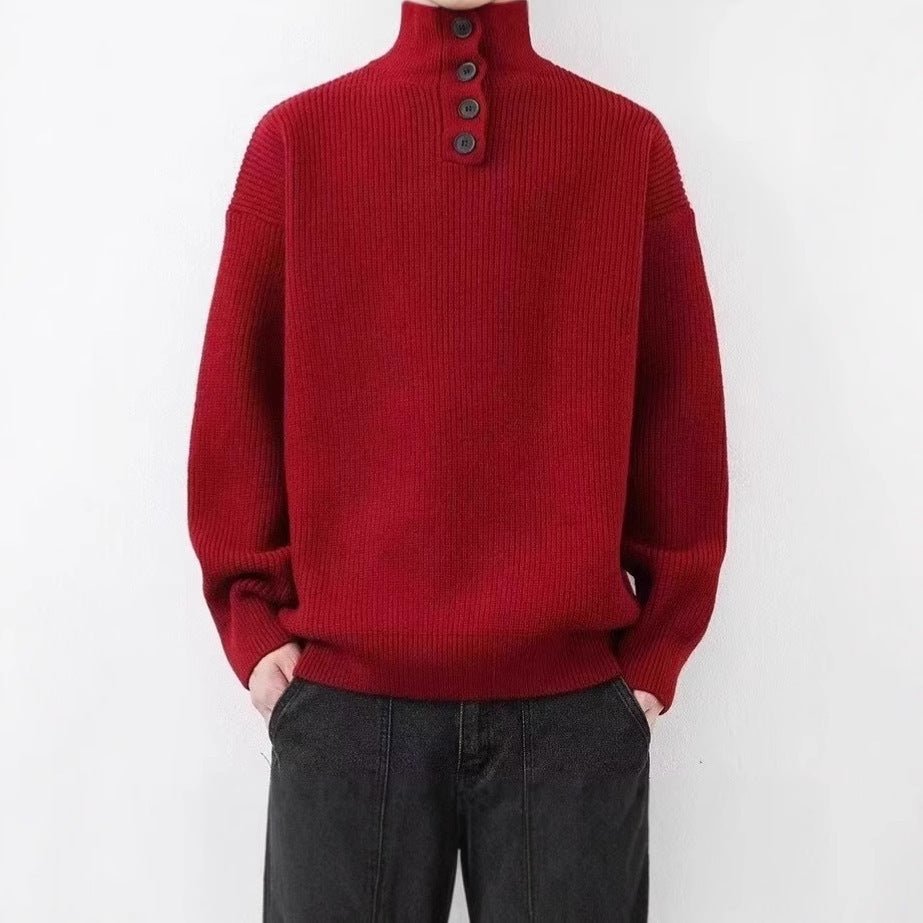 Turtleneck Autumn And Winter Sweater For Men - Weriion