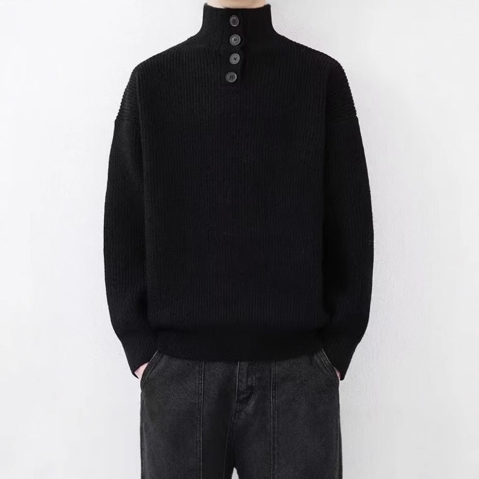 Turtleneck Autumn And Winter Sweater For Men - Weriion