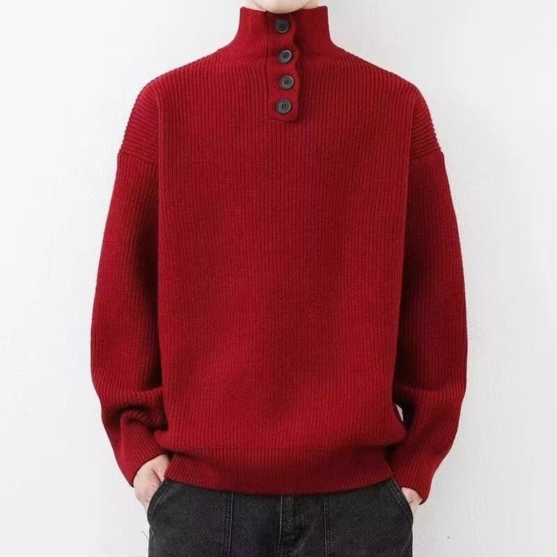 Turtleneck Autumn And Winter Sweater For Men - Weriion