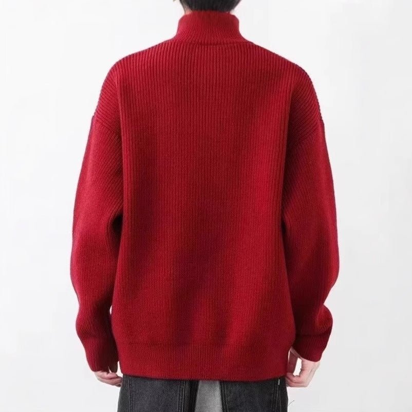 Turtleneck Autumn And Winter Sweater For Men - Weriion