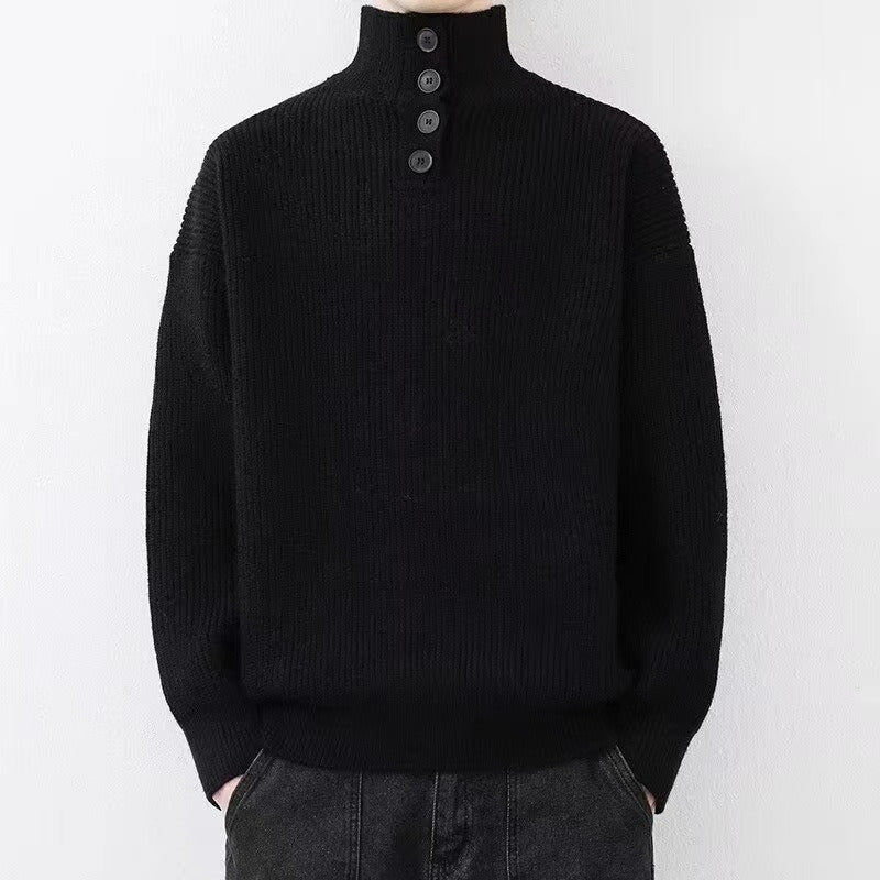 Turtleneck Autumn And Winter Sweater For Men - Weriion