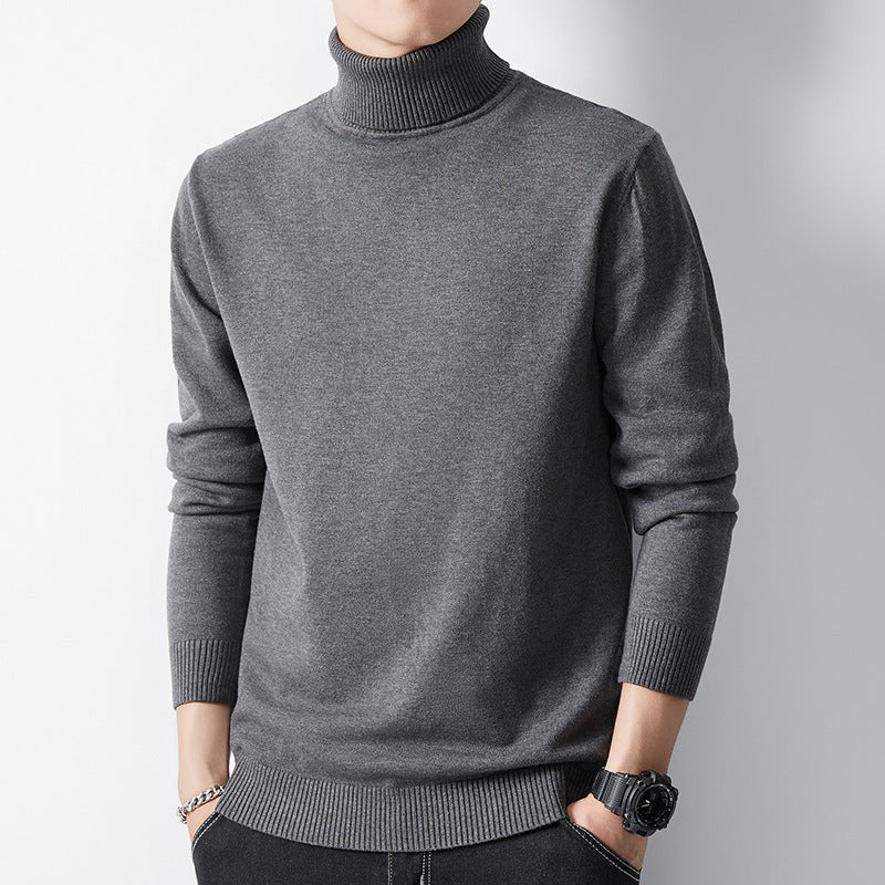 Turtleneck Sweater Men's Undershirt Autumn And Winter Inner Wear - Weriion