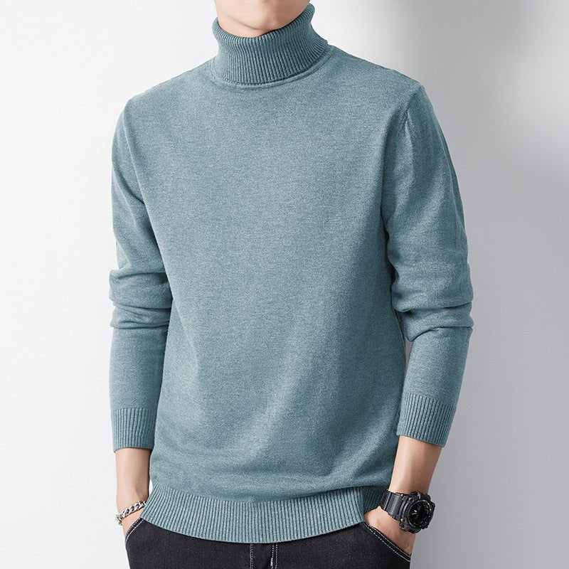 Turtleneck Sweater Men's Undershirt Autumn And Winter Inner Wear - Weriion