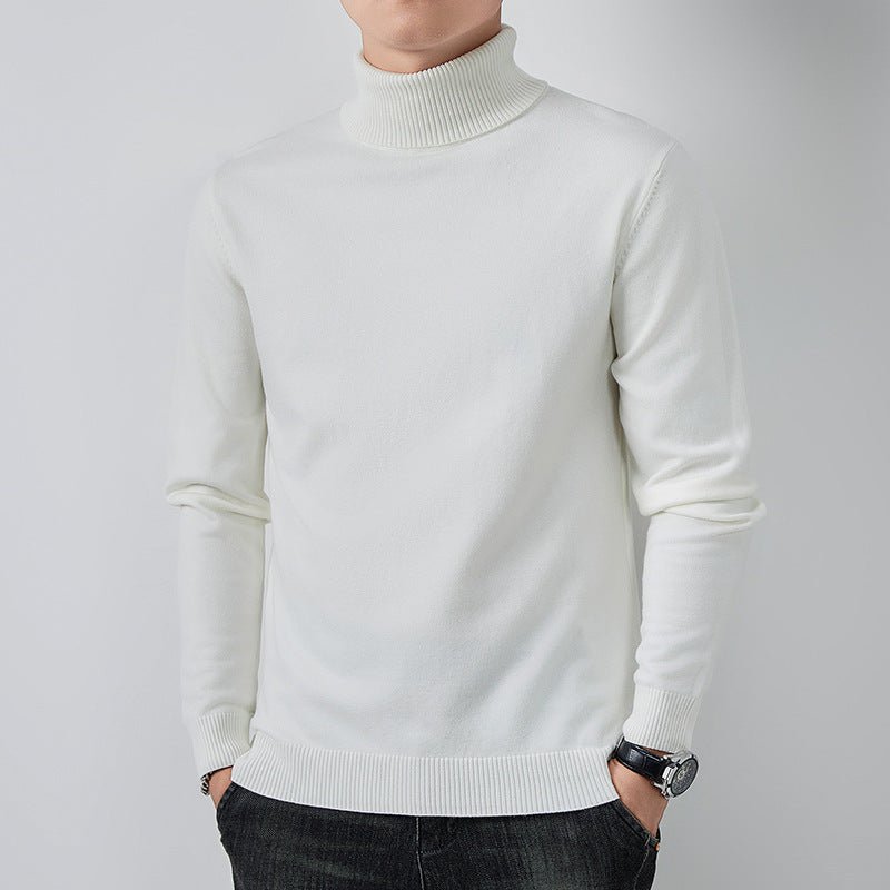 Turtleneck Sweater Men's Undershirt Autumn And Winter Inner Wear - Weriion