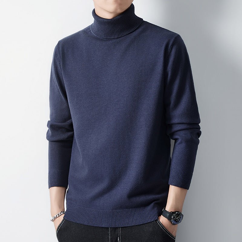 Turtleneck Sweater Men's Undershirt Autumn And Winter Inner Wear - Weriion