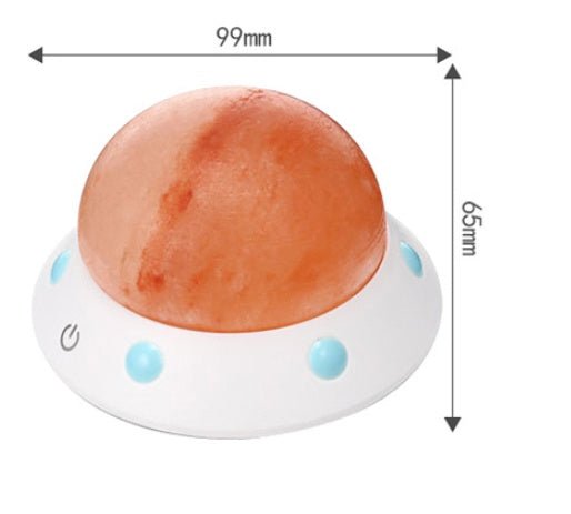 UFO Shape Crystal Salt Lamp - Weriion