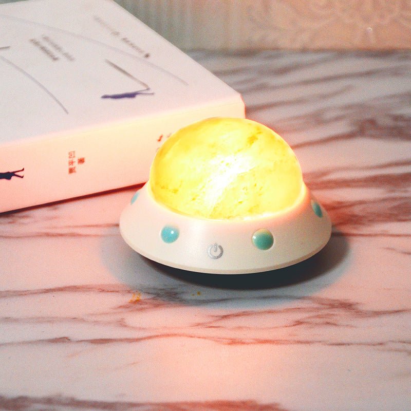 UFO Shape Crystal Salt Lamp - Weriion