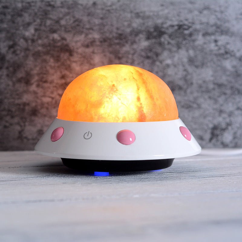 UFO Shape Crystal Salt Lamp - Weriion