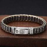 Unisex 925 Silver Turn Bead Bracelet - Weriion