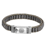 Unisex 925 Silver Turn Bead Bracelet - Weriion